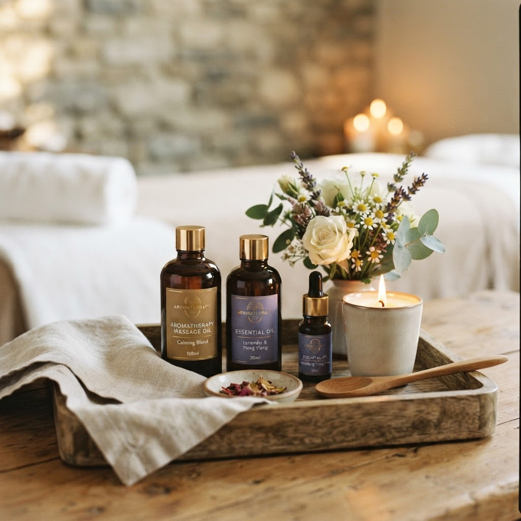 Oils used during massage treatments